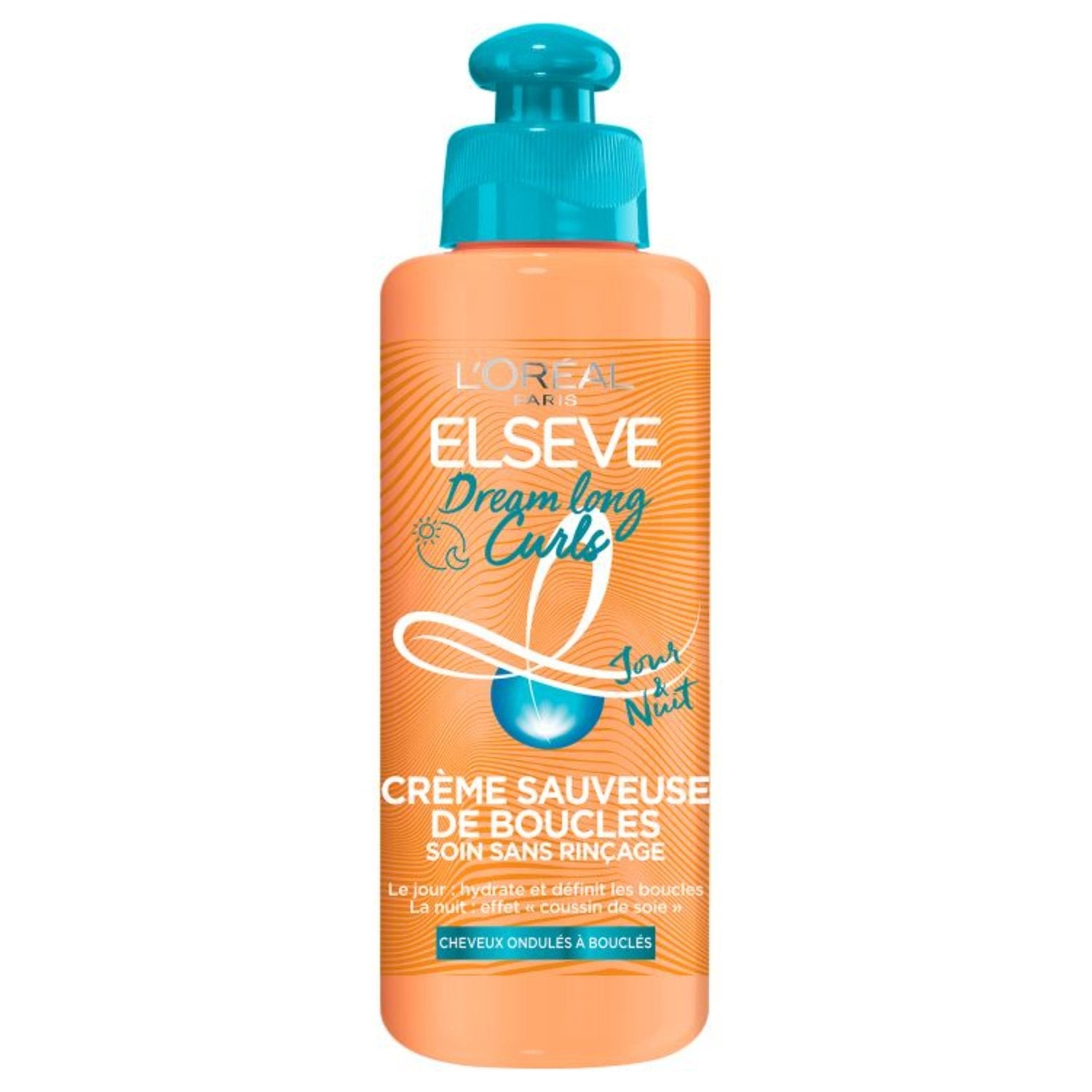 Crème Cheveux Sauveuse de Boucles Parfaites Sans Rinçage Anti-Frisottis Elseve L'OREAL PARIS le flacon de 200mL