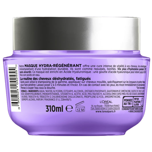 Masque Hydratant à l'Acide Hyaluronique Elseve L'OREAL PARIS