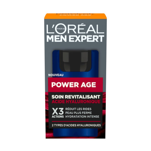 Crème Visage Homme Anti-Âge Revitalisant Power Age Men Expert L'OREAL PARIS le flacon de 50mL