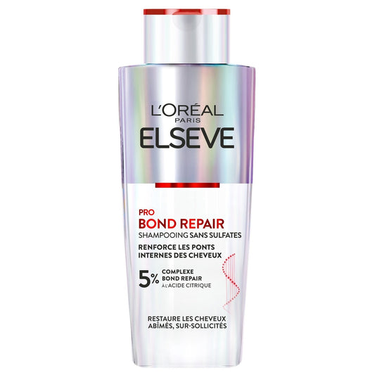Shampoing Réparateur Cheveux Abîmés Acide Citrique Elseve L'OREAL PARIS le flacon de 200mL