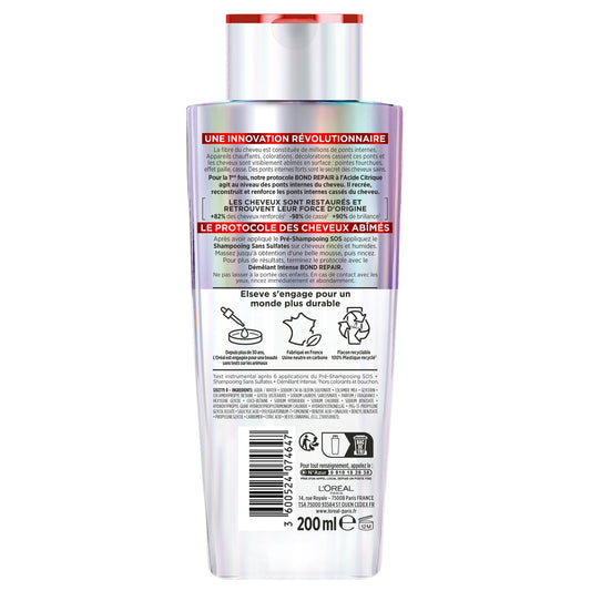 Shampoing Réparateur Cheveux Abîmés Acide Citrique Elseve L'OREAL PARIS