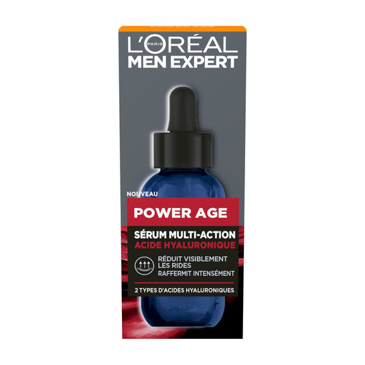 Sérum Homme Multi-Action Anti-Âge Hydratant Power Age L'OREAL PARIS le flacon de 30mL