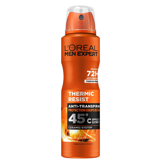 Déodorant Spray Homme Anti-Transpirant Thermic Resist MEN EXPERT le flacon de 150mL