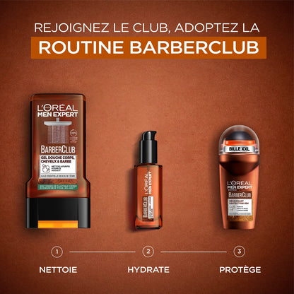 Déodorant Bille Homme Huile Essentielle de Bois de Cèdre Barber Club MEN EXPERT