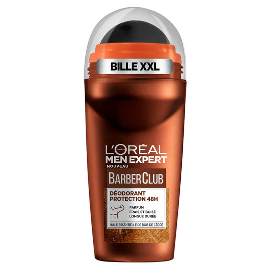 Déodorant Bille Homme Huile Essentielle de Bois de Cèdre Barber Club MEN EXPERT le stick