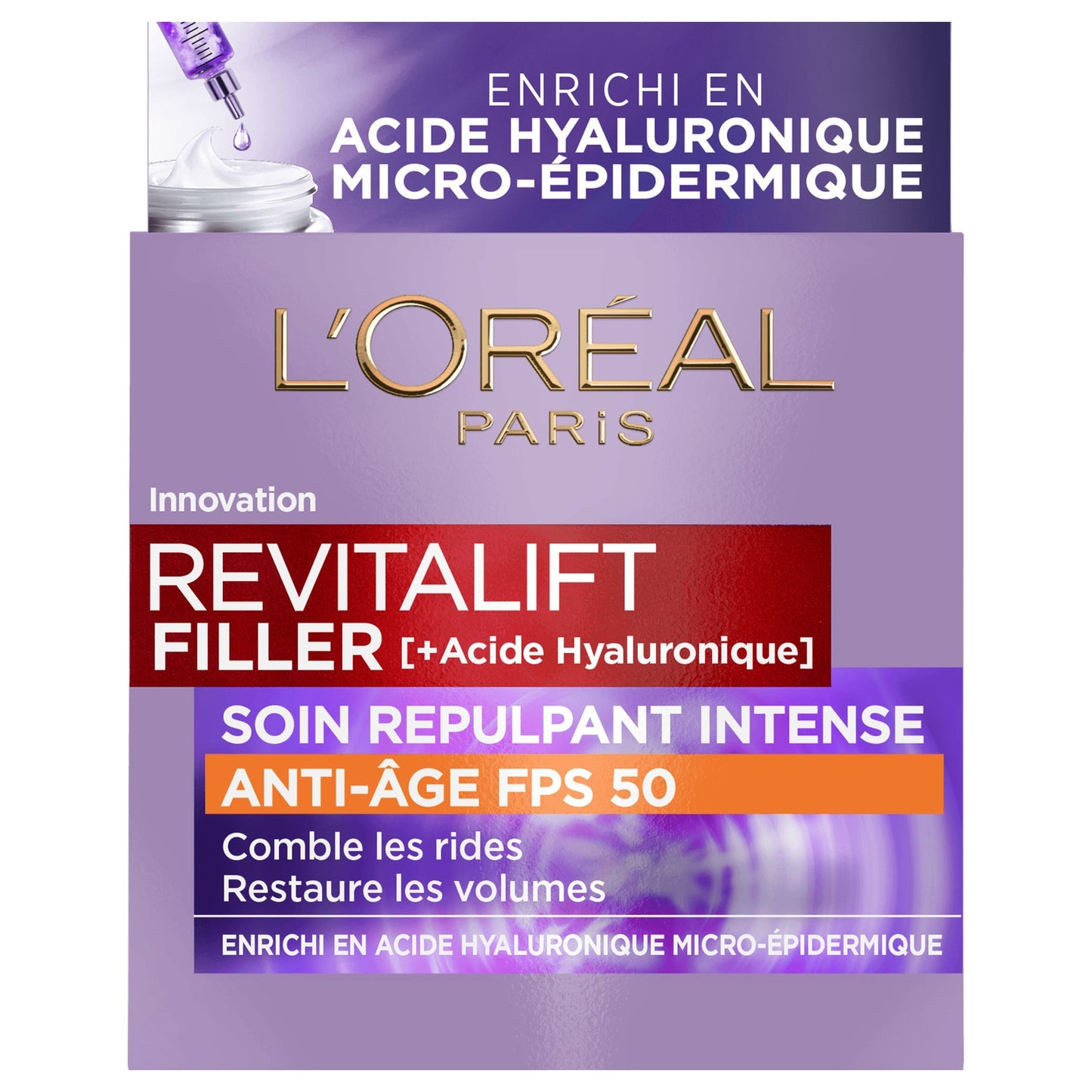 Soin Visage Repulpant Intense Anti-Âge Fps 50 Revitalift Filler L'OREAL PARIS