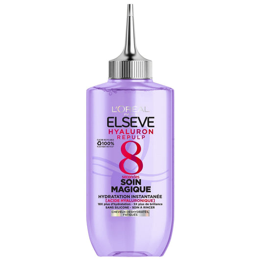 Soin Cheveux Hydratation Instantanée A Rincer Hyaluron Repulp Elseve L'OREAL PARIS le flacon de 200mL