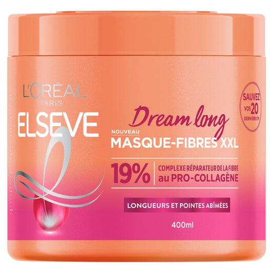 Masque Réparation Cheveux Longs Abîmés Pro-Collagène Elseve L'OREAL PARIS le pot de 400mL