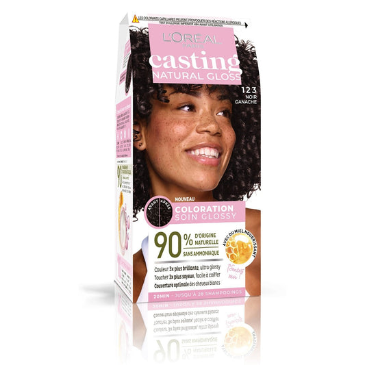 Coloration Cheveux 123 Noir Ganache Casting Natural Gloss L'OREAL PARIS