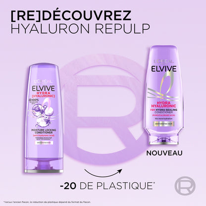 Shampoing Soin Démêlant Ré-Hydratant 72h Enrichi en Acide Hyaluronique ELSEVE