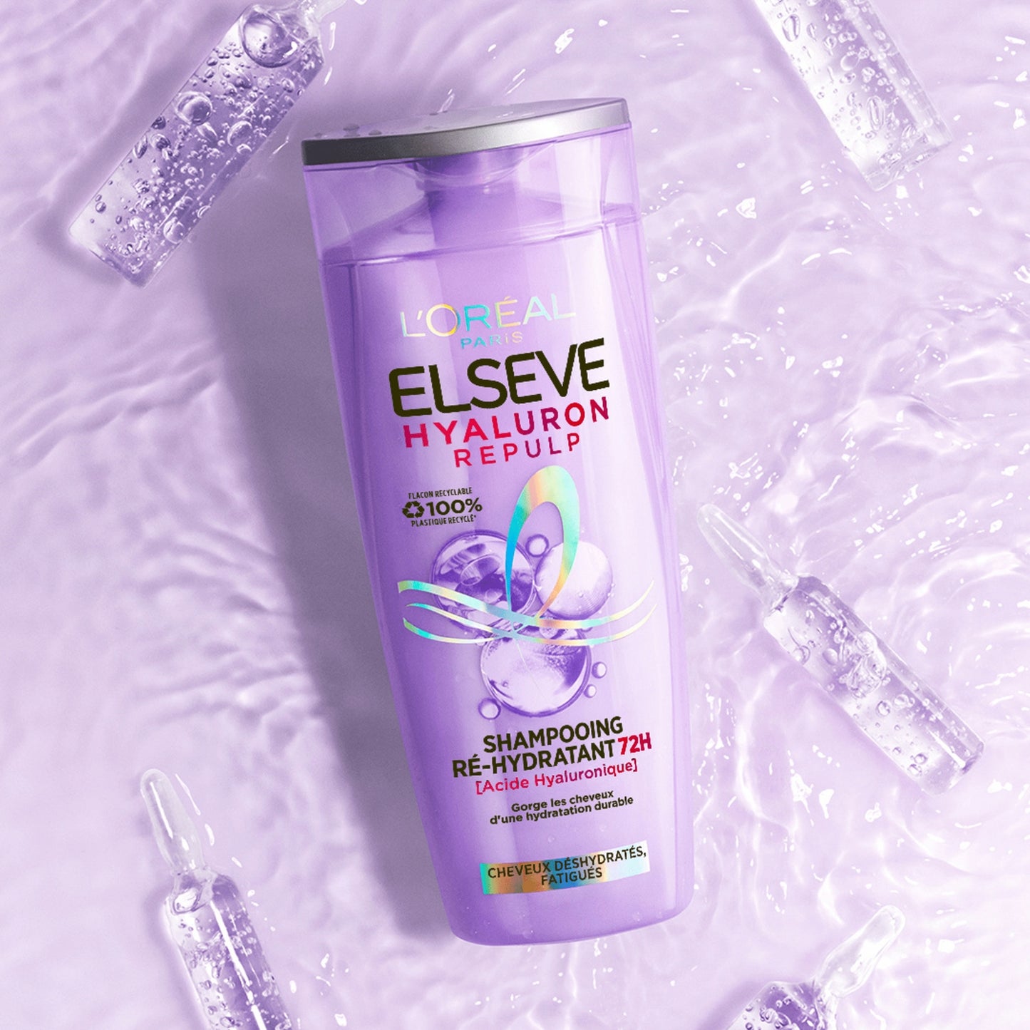 ELSEVE 72h Re-Hydrating Shampoo Enriched with Hyaluronic Acid