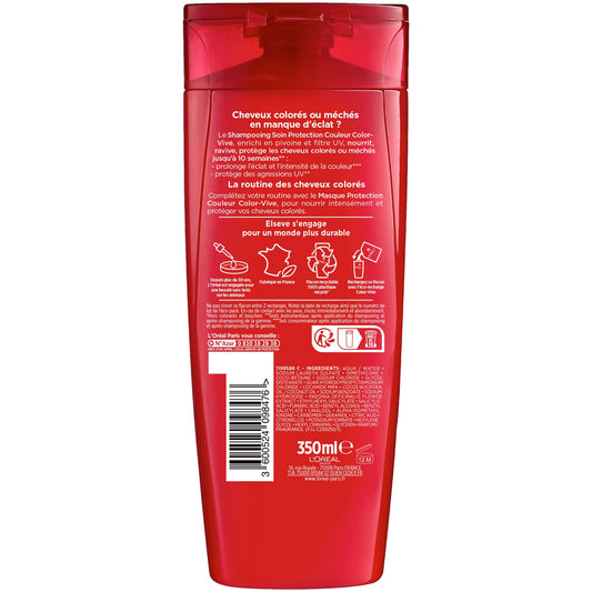 ELSEVE Color Protection Care Shampoo for Colored or Highlighted Hair