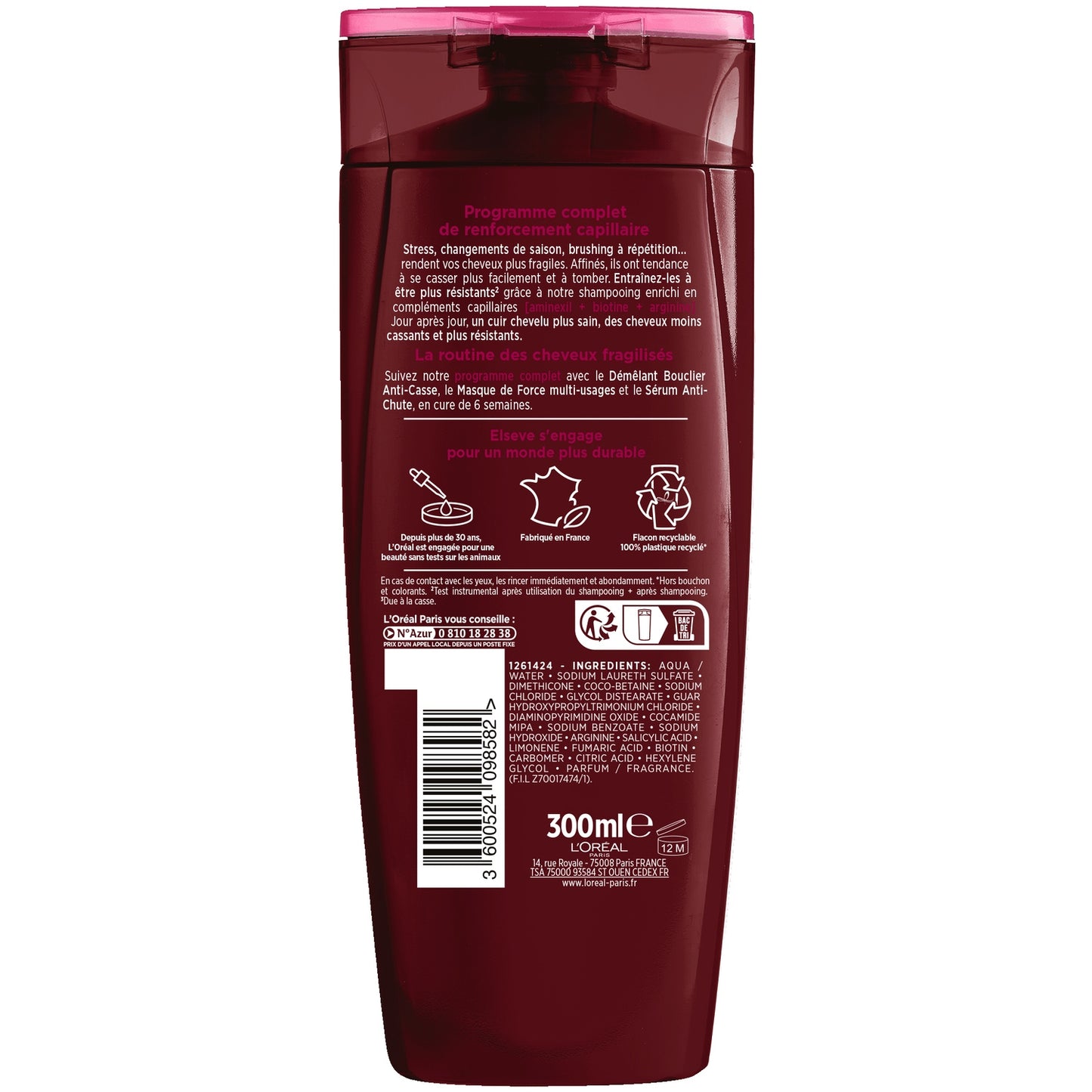 ELSEVE Strength Booster Shampoo for Brittle Hair