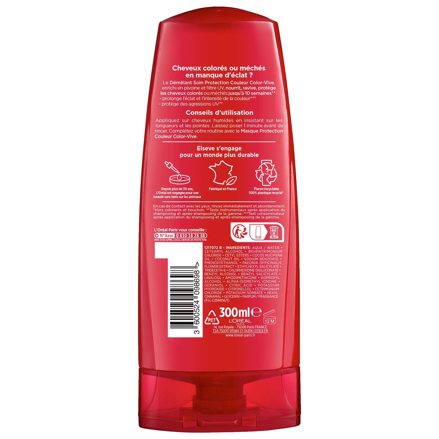 ELSEVE Color Protection Conditioner for Colored or Highlighted Hair