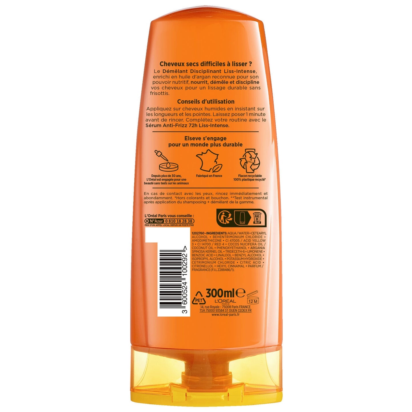 ELSEVE Disciplining Detangling Conditioner for Unruly Hair