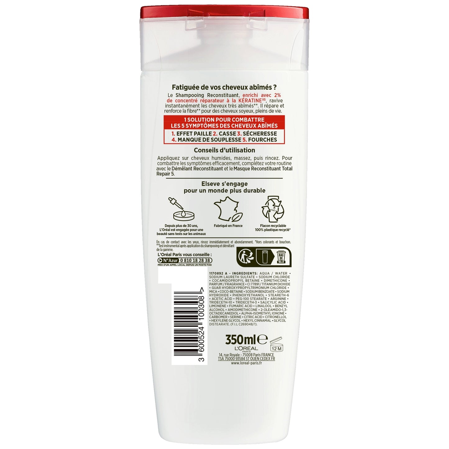 ELSEVE Replenishing Shampoo for Damaged Hair