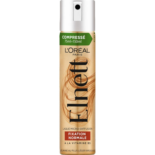 Laque Fixation Normale à la Vitamine B5 Compressé Elnett L'OREAL PARIS le flacon de 75mL