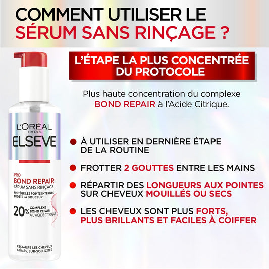Elseve L'OREAL PARIS Citric Acid Leave-In Conditioner for Damaged Hair