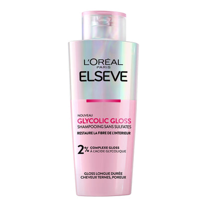 Shampoing Glycolic Gloss pour Cheveux ternes et poreux ELSEVE 