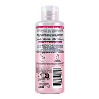Soin Cheveux Gloss Lamination pour Cheveux Longs Ternes et Poreux Elseve L'OREAL PARIS