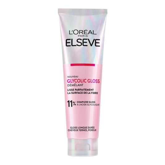 Après-Shampoing Démêlant Cheveux Longs Ternes et Poreux Acide Glycolique Elseve L'OREAL PARIS le tube de 150mL
