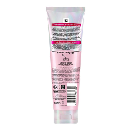 Elseve L'OREAL PARIS Glycolic Acid Detangling Conditioner for Long, Dull, and Porous Hair
