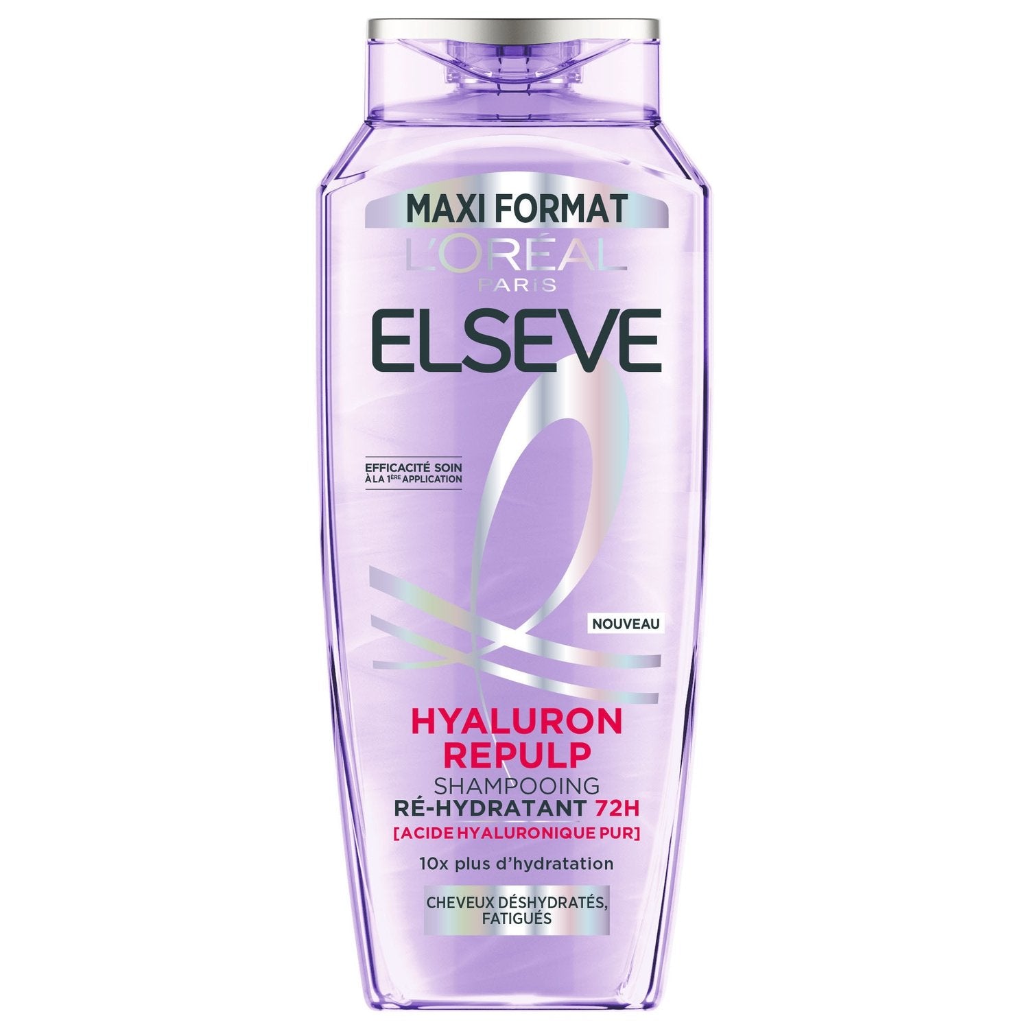 Shampooing Hyaluron Repulp Ré-Hydratant 72h Elseve L'OREAL PARIS le flacon de 400mL
