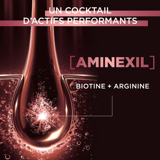 Shampoo for Damaged Hair Strength Booster for Hair Tendency to Fall Out Aminexil and Biotin Elseve L'OREAL PARIS