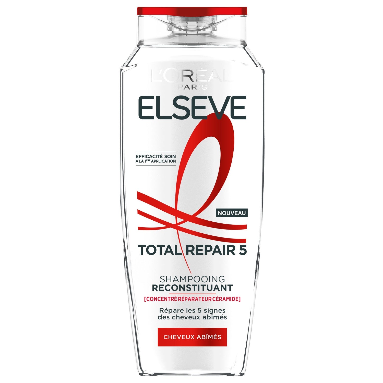 Shampoing Reconstituant pour Cheveux abîmés Total Repair 5 ELSEVE 