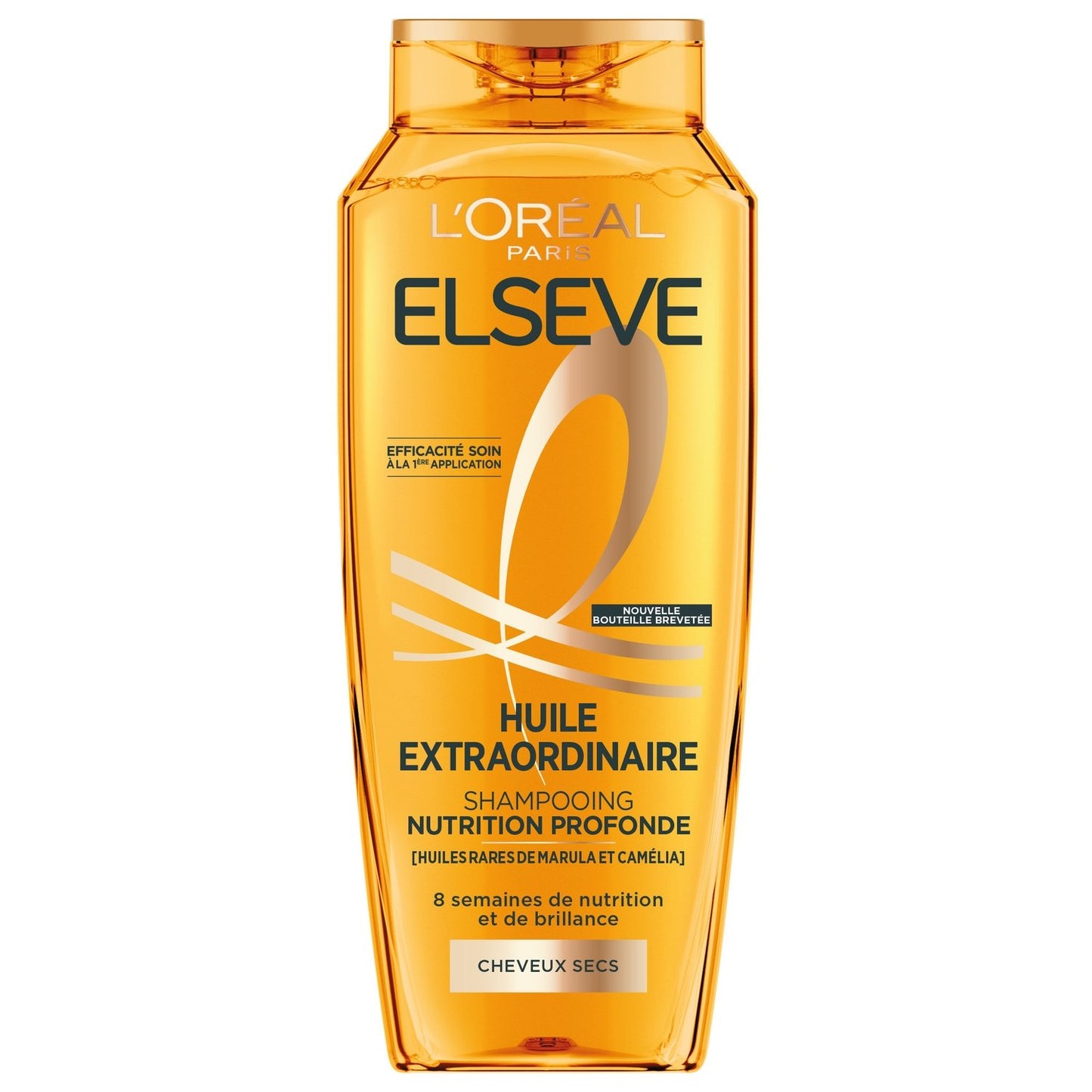 Shampoing Cheveux Secs Huiles de Marula et Camélia Elseve L'OREAL PARIS le flacon de 250mL