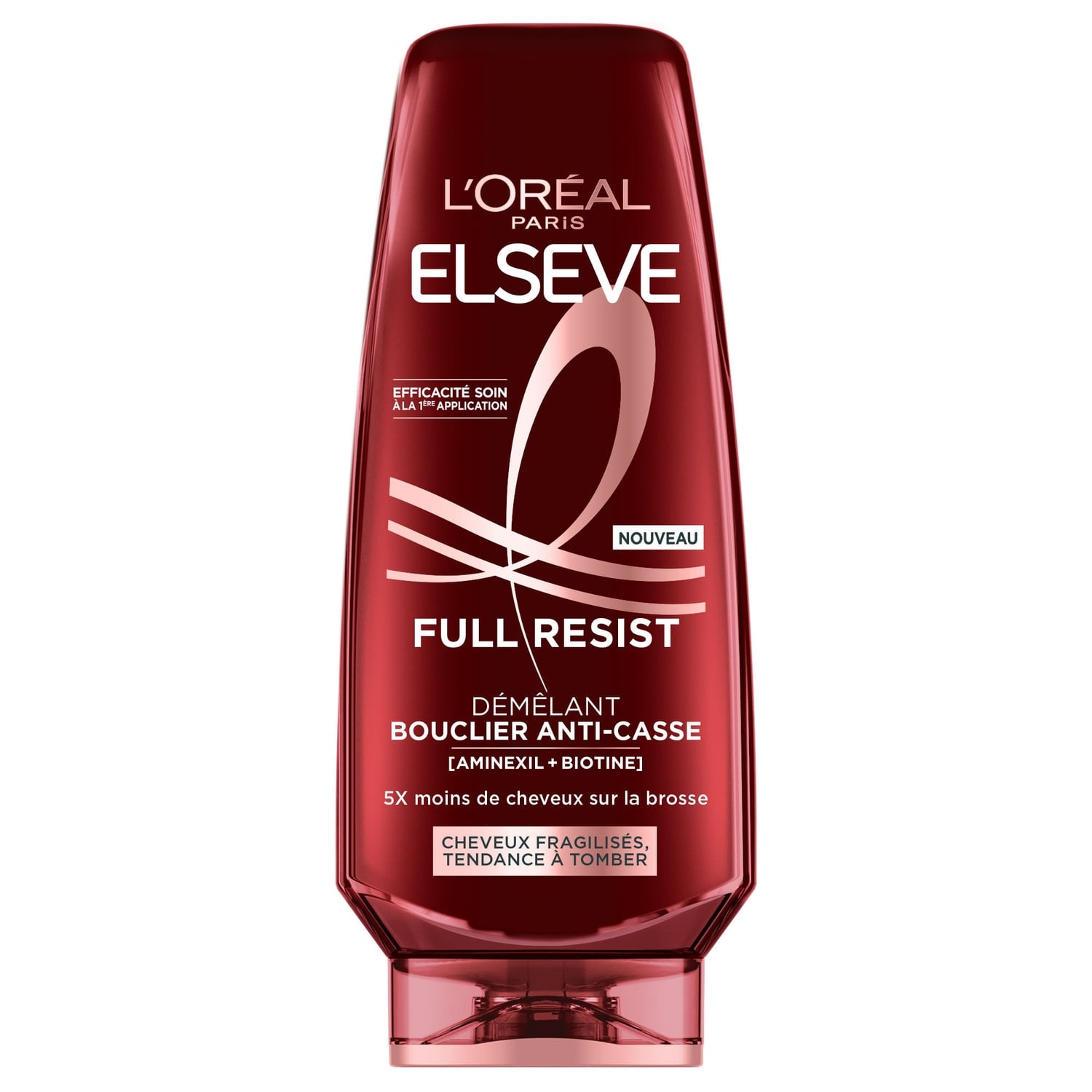 Après-Shampoing Démêlant Anti-casse pour Cheveux fragiles Aminexil Biotine ELSEVE 