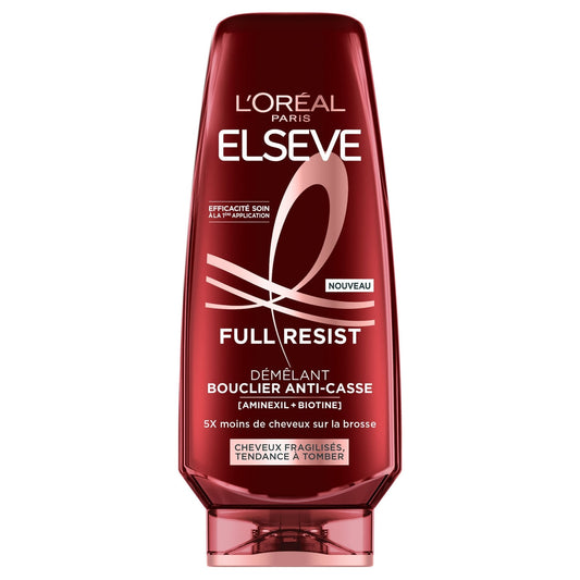 Après-Shampoing Démêlant Anti-casse pour Cheveux fragiles Aminexil Biotine ELSEVE 