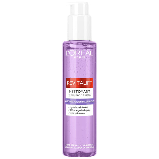 Nettoyant Visage Revitalift Hydratant et Lissant à l'Acide Hyaluronique DERMO EXPERTISE le flacon de 150mL