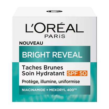 Soin Visage Bright Reveal Crème Hydratant Anti Tâches SPF50 L'OREAL PARIS