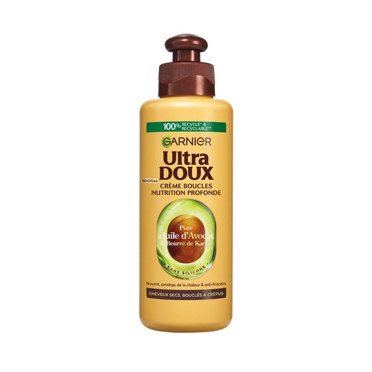 GARNIER Ultra Gentle Nourishing Cream for Very Dry Hair with Avocado and Shea Butter