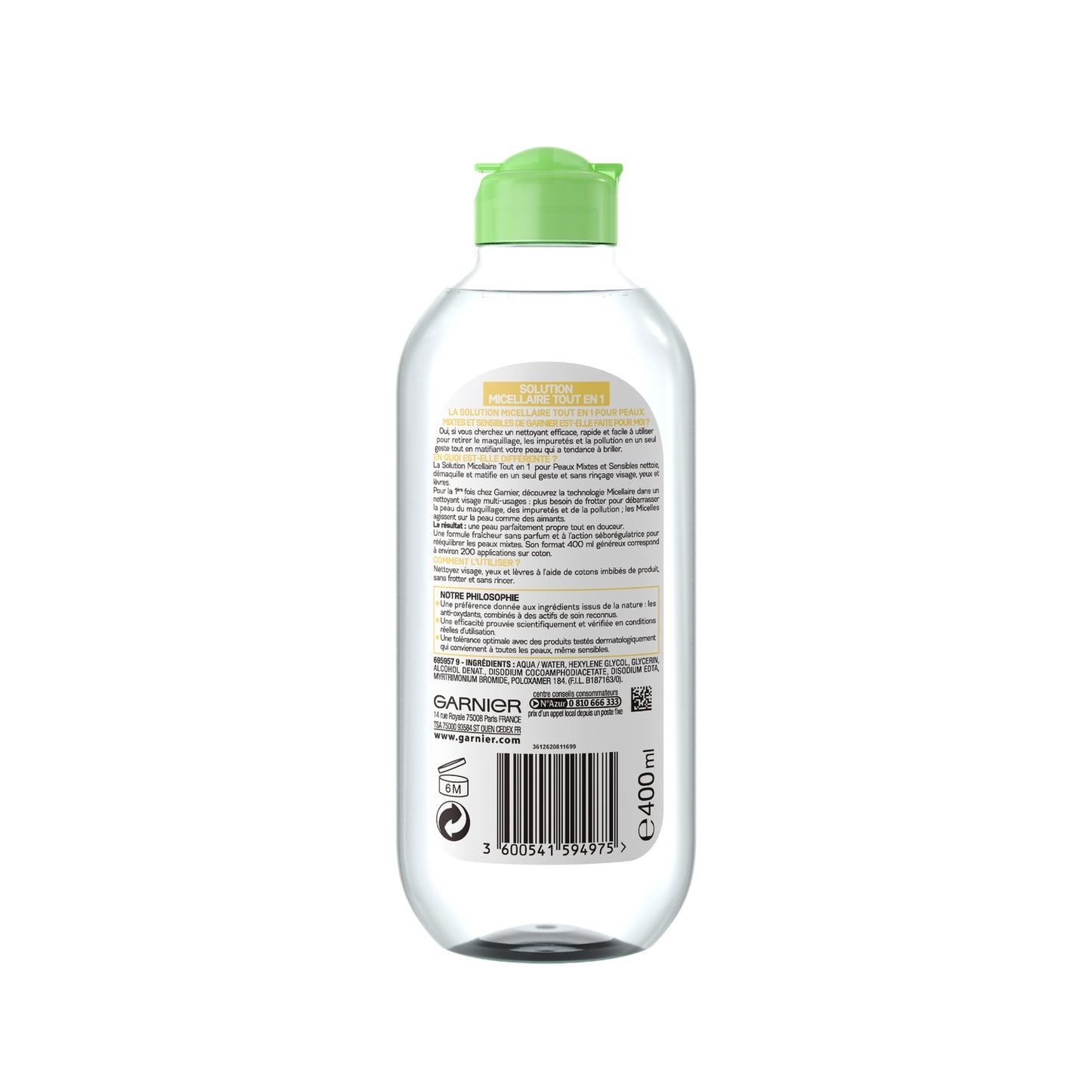 GARNIER All-In-1 Micellar Lotion for Combination &amp; Sensitive Skin