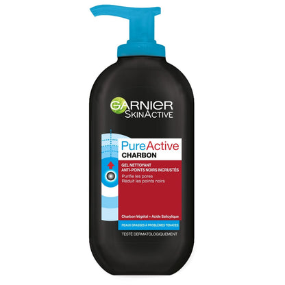 GARNIER Charcoal Anti-Blackhead Cleansing Face Care Gel