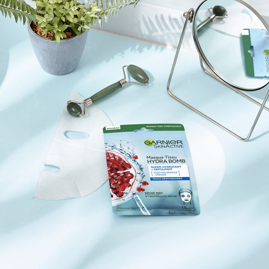 GARNIER Skinactive Hydrabomb Pomegranate Moisturizing &amp; Plumping Tissue Face Mask