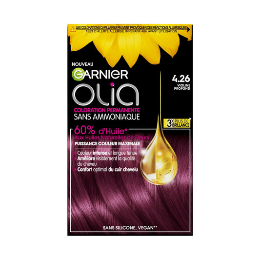 Olia GARNIER Ammonia-Free Permanent Color 4.26 Deep Purple