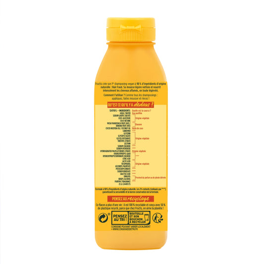 Nourishing Shampoo for Dry Hair with Vegan Banana from the GARNIER Hair Food range