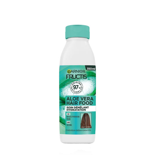 Après-Shampoing Hydratant Démélant Cheveux Normaux à Secs Aloe Vera Vegan Hair Food GARNIER Le flacon de 350ml