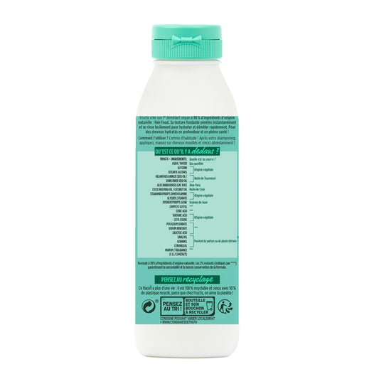 Après-Shampoing Hydratant Démélant Cheveux Normaux à Secs Aloe Vera Vegan Hair Food GARNIER