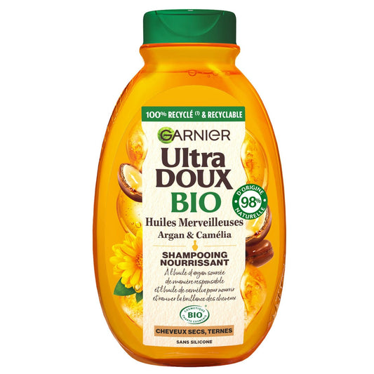 Organic Shine Shampoo for Dry Hair, Marvelous Argan, ULTRA GENTLE