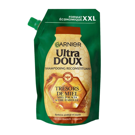 Shampoing Reconstituant Cheveux Fragiles et Cassants Miel d'Acacia et Cire d'Abeille Ultra Doux GARNIER