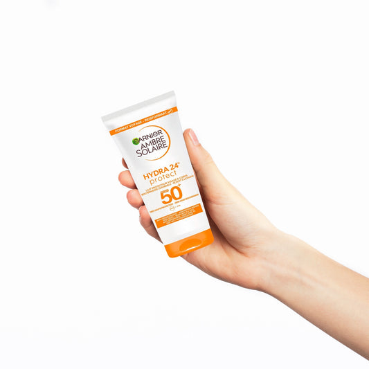 Hydra24h Sonnenschutzmilch Gesichts- und Körperschutz LSF 50+ AMBRE SOLAIRE