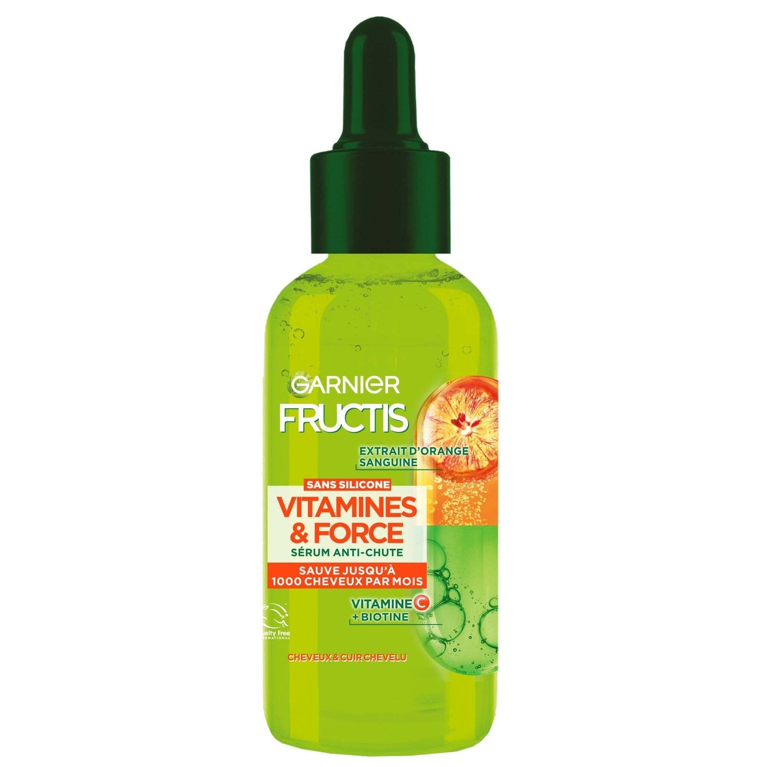 Sérum Cheveux Anti-Chute Vitamines & Force GARNIER le flacon de 125mL