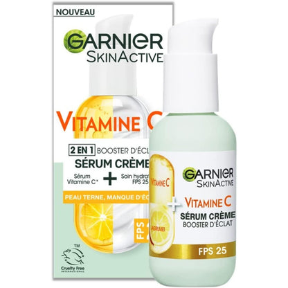 Sérum Visage 2 en 1 Vitamine C Booster d'Eclat GARNIER