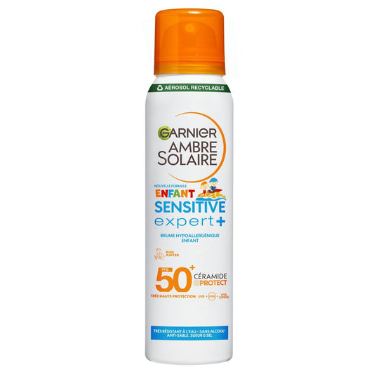 Brume Solaire Enfant Corps Spf 50+ Hypoallergénique Sensitive Expert+ GARNIER le spray de 150mL