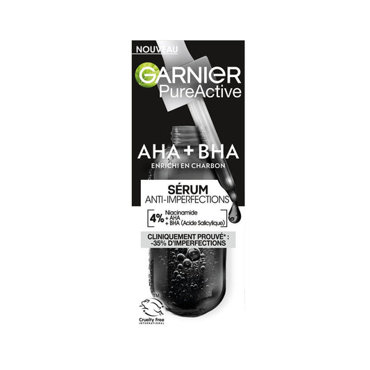 Sérum Visage Anti-Imperfections Aha + Bha GARNIER Le flacon de 30ml