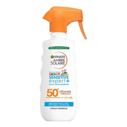Sonnenschutzspray für Kinderkörper LSF 50+ Hypoallergen Sehr hoher Schutz AMBRE SOLAIRE
